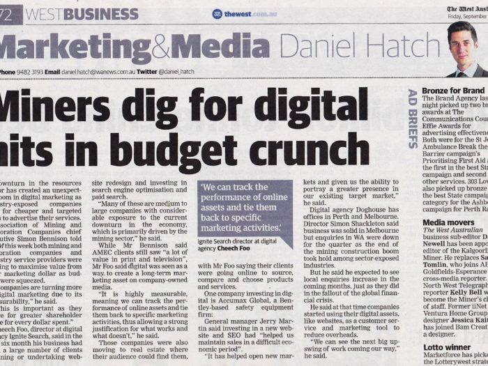 Ignite Search Comments on SEO and Digital Marketing In Economy