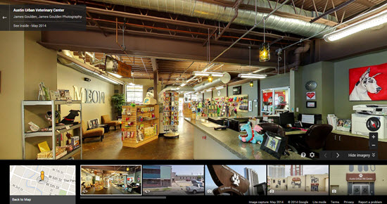 google business view example