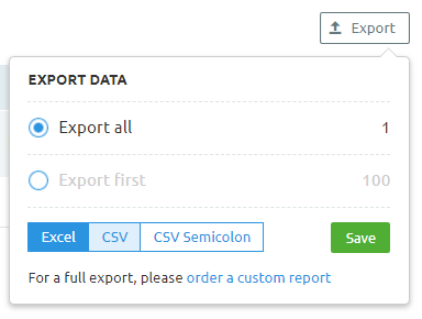 37. kd csv export