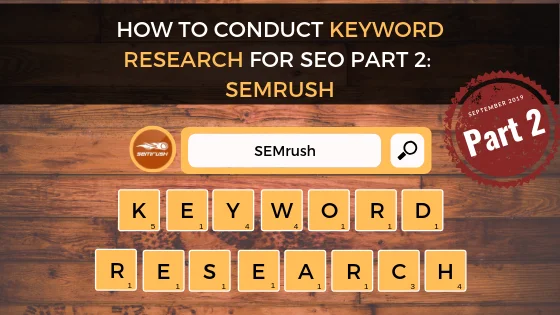 Image Header How To Conduct Keyword Research Part 2 - SEMrush